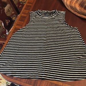 ‘See You Monday’ Striped Top, size medium